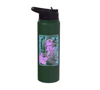 Beethoven Classical Music Composer Playlist Cassette Pop Art Stainless Steel Insulated Water Bottle