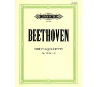 Beethoven: Complete String Quartets Vol. 1 Op. 18 Nos. 1-6 for Two Violins, Viola and Cello (Set of Parts), Peters EP195A