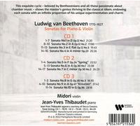 BEETHOVEN: COMPLETE VIOLIN SONATAS-MIDORI/ JEAN-YVES THIBAUDET NEW CD