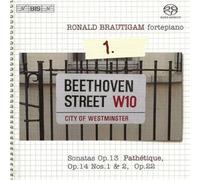 Beethoven: Complete Works for Solo Piano Vol 1 - Sonatas Op 13 Pathétique, Op 14 Nos 1 & 2, Op 22 /Brautigam