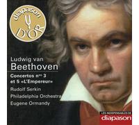 Beethoven : Concertos n° 3, 5. Serkin. Ormandy.