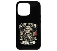 Beethoven, Deaf Before Dishonor, Classical Music Composer Case for iPhone 13 Pro