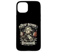 Beethoven, Deaf Before Dishonor, Classical Music Composer Case for iPhone 15 Plus