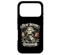 Beethoven, Deaf Before Dishonor, Classical Music Composer Case for iPhone 17 Pro