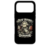 Beethoven, Deaf Before Dishonor, Classical Music Composer Case for iPhone 17 Pro Max