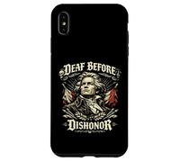 Beethoven, Deaf Before Dishonor, Classical Music Composer Case for iPhone XS Max