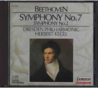 Beethoven - Dresdner Philharmonie, Herbert Kegel - Symphony No.7 / Symphony No.2. SCARCE CD. VGC. CAPRICCIO CAT No. 10 452. 1987.