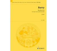 Beethoven: for bass voice and ensemble. bass voice and ensemble. basse. Partition d'étude.