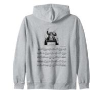 Beethoven Fur Elise Vintage Classical Music Sheet Zip Hoodie