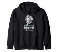 Beethoven Genie Composer Symphony Opera Classical Orchestra Zip Hoodie