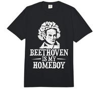 Beethoven is My Homeboy - Classical Music Composer Teacher Comfort Colors Adult Heavyweight T-Shirt