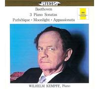Beethoven / Kempff, Wilhelm - Beethoven: Sonata No. 8 'Pathetique'. No. 14 'Moonlight'. No. 23 'Appassionata' - SHM-CD