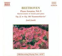 Beethoven, Klavier Sonaten Vol. 9, op. 22, Op. 106, Piano: Jeno Jandó