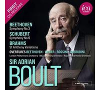 Beethoven,L.V. / Bra - Symphony No. 3, Op. 55 Eroica Schubert [New CD]