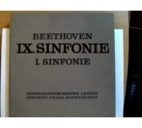 Beethoven, Ludwig van: - 2-LP-Box: IX. (9.) Sinfonie + I. (1.) Sinfonie; Erscheinungsjahr Mit Schlußchor über Schillers Ode "An die Freude";