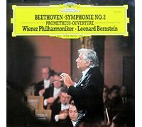 BEETHOVEN Ludwig Van (Germania) - BEETHOVEN, Ludwig van: Symphony nr.2 in D-dur, op.36; Ouverture "Prometheus" -- Leonard Bernstein (cond), Wiener Philharmoniker -- Deutsche Grammophon (1981) Printed in Germany --DGG 2531309