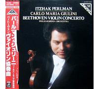 BEETHOVEN Ludwig Van (Germania) - Violin Concerto--MADE IN JAPAN - Japanese pressing-ANGEL-ANGEL EAC 90055-Vinyl LP made in Japan-BEETHOVEN Ludwig Van (Germania)-GIULINI Carlo Maria (dir); PERLMAN Itzhak (violino - dir); Philharmonia Orchestra, London