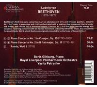 BEETHOVEN,LUDWIG VAN - KLAVIERKONZERTE NR.1&2 NEW CD