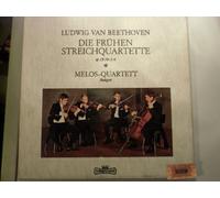 Beethoven Ludwig van und Melos Quartett - Die frühen Streichquartette op.18 Nr. 1-6 [3 Vinyl-LP´s in Leinenschuber]