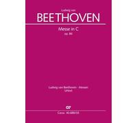 Beethoven: Mass in C Major, Op. 86 (Vocal Score) - German Language paperback NEW