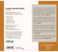 BEETHOVEN: MISSA SOLEMNIS, OP. 123 NEW CD