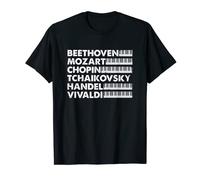 Beethoven, Mozart, Chopin, Tchaikovsky, Handel, Vivaldi T-Shirt