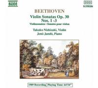BEETHOVEN / NISHIZAK - VIOLIN SONATAS OPUS 30 1-3 - CD - M3z