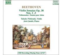 BEETHOVEN/NISHIZAKI/JANDO: VIOLIN SONATAS OPUS 30 1-3 - CD