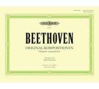 Beethoven: Original Compositions (Piano Duet) (EP285): Sonata Op. 6 in D Major, 3 Marches Op. 45, 8 Variations in C Major, 6 Variations on Ich Denke Dein in D Major (Edition Peters)