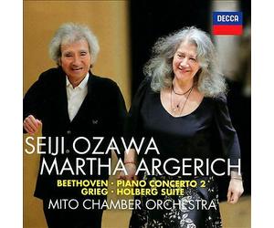 Beethoven: Piano Concerto No. 2; Grieg: Holberg Suite, Martha Argerich Mito Cham