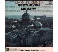 Beethoven Piano Concerto No. 4 / Mozart Piano Concerto No. 25 Pianist Leon Fleisher, The Cleveland Orchestra, George Szell, Conductor