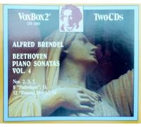 BEETHOVEN: PIANO SONATAS NOS. 2,3,7,8,11,12,24 - 2CD / BRENDEL (1960S FIRST VOX BEETHOVEN RECORDING)