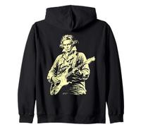 Beethoven Playing Electric Guitar Ludwig Van B. Rock Music Zip Hoodie