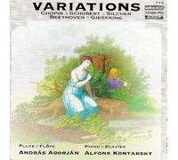 BEETHOVEN/SCHUBERT/ADORJAN/KONTARSKY - Variations for Flute
