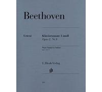 BEETHOVEN - Sonata Op. 2 nº 1 en Fa menor para Piano (Urtext)