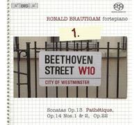 Beethoven: Sonatas Op 13 'Pathetique', Op 14 Nos 1 & 2, Op 22 (Complete Works for Solo Piano Vol 1) /Brautigam Hybrid SACD - DSD edition (2005) Audio CD