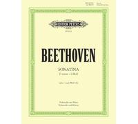 Beethoven: Sonatina in D minor (Cello and Piano Score & Parts) (EP4221): Woo 43a (Edition Peters)