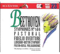 Beethoven: Symphonies Nos. 1 & 6, Pastoral; Fidelio Overture (RCA Victor Basic 100, Vol. 23)