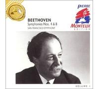 Beethoven: Symphonies Nos 4 & 8 - Pierre Monteux Edition / Volume 1