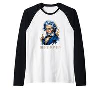 Beethoven Symphony Music Lover for Classical Fans Raglan Baseball Tee