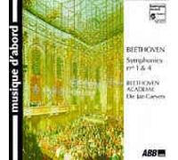 Beethoven: Symphony No. 1 in C, Op. 21; Symphony No. 4 in B Flat, Op. 60 by Jan Caeyers (1996-08-10)