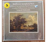 beethoven: symphony no. 5 / schubert: symphony no. 8 LP