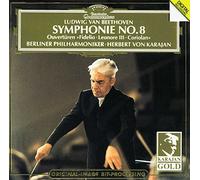 Beethoven - Symphony No.8/Overtures (Bpo/Karajan) [European Import]