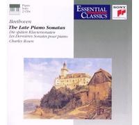 Beethoven: The Late Piano Sonatas By Ludwig van Beethoven (Composer),Charles Rosen (Performer) (2002-04-15)