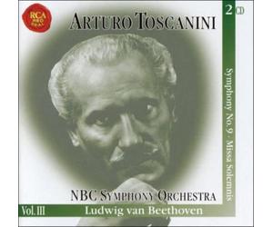 BEETHOVEN/TOSCANINI/NBC SYMPHONY ORCHESTRA: SYMPHONY 9/MISSA SOLEMNIS - CD