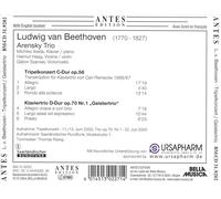 BEETHOVEN: TRIPELKONZERT OP. 56 (TRANSKRIPTION FR KLAVIERTRIO); GEISTERTRIO OP.