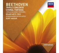 Beaux Arts Trio Gewandhausorchester Kurt Masur - Beethoven: Triple Concerto; Choral Fantasia; Coriolan & Egmont Overtures
