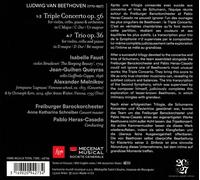 BEETHOVEN TRIPLE CONCERTO OP. 56 TRIO OP. NEW CD