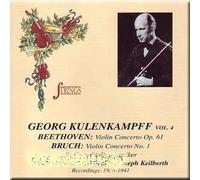 Beethoven - Violin Concerto Op. 61 / Bruch - Violin Concerto No. 1 - Georg Kulenkampff, Vol. 4