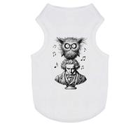 'Beethoven With Owl' Pet Dog/Cat T-Shirt (PT00145424)